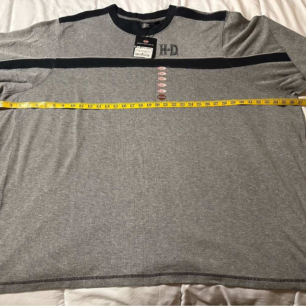 Heavy Weight Men's Harley-Davidson Long Sleeve Shirt Sz 4XL-NWT
